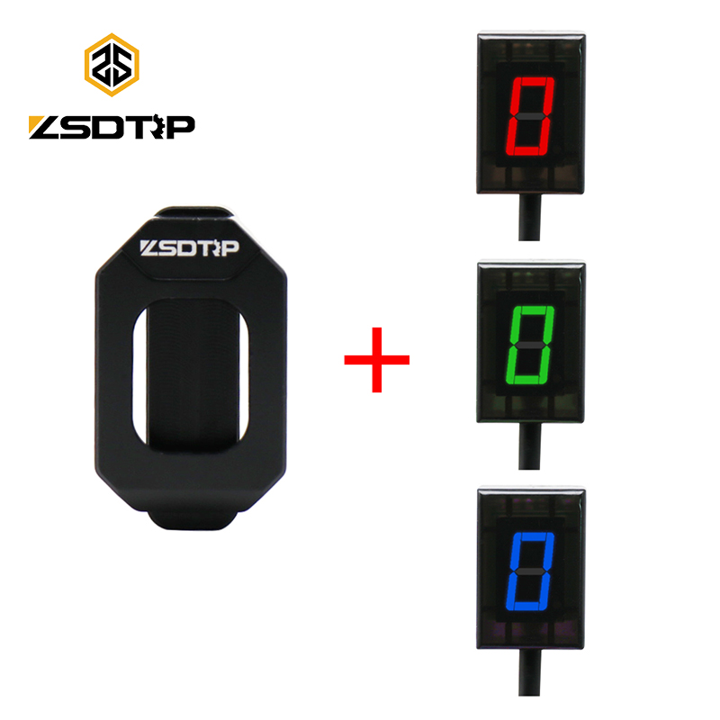 Motorcycle Gear Selector - ZSDTRP Indikator Roda Gigi Digital Motor