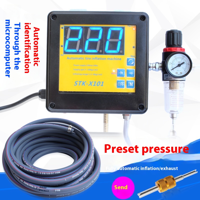 Pompa Pengisi Ban Mobil Otomat - Tyre Pressure Gauge ulasan dan harga