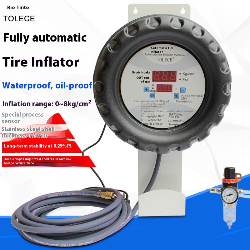 Pompa Pengisi Ban Mobil Otomat - Tyre Pressure Gauge ulasan dan harga
