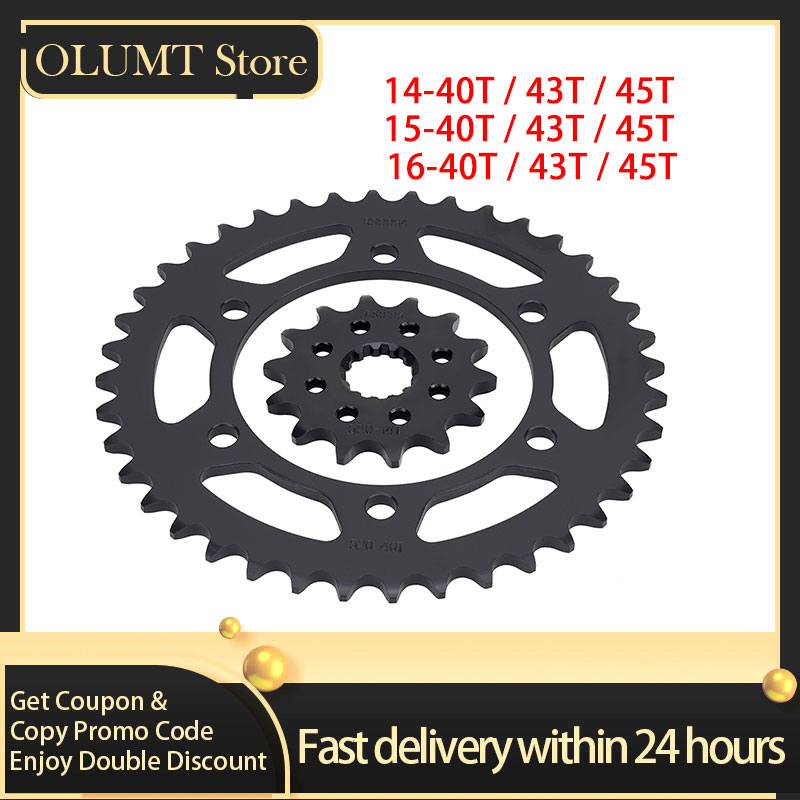 520 Rantai 14T 15T 16T 43T 45T - Motorcycle Gear Usa ulasan dan harga