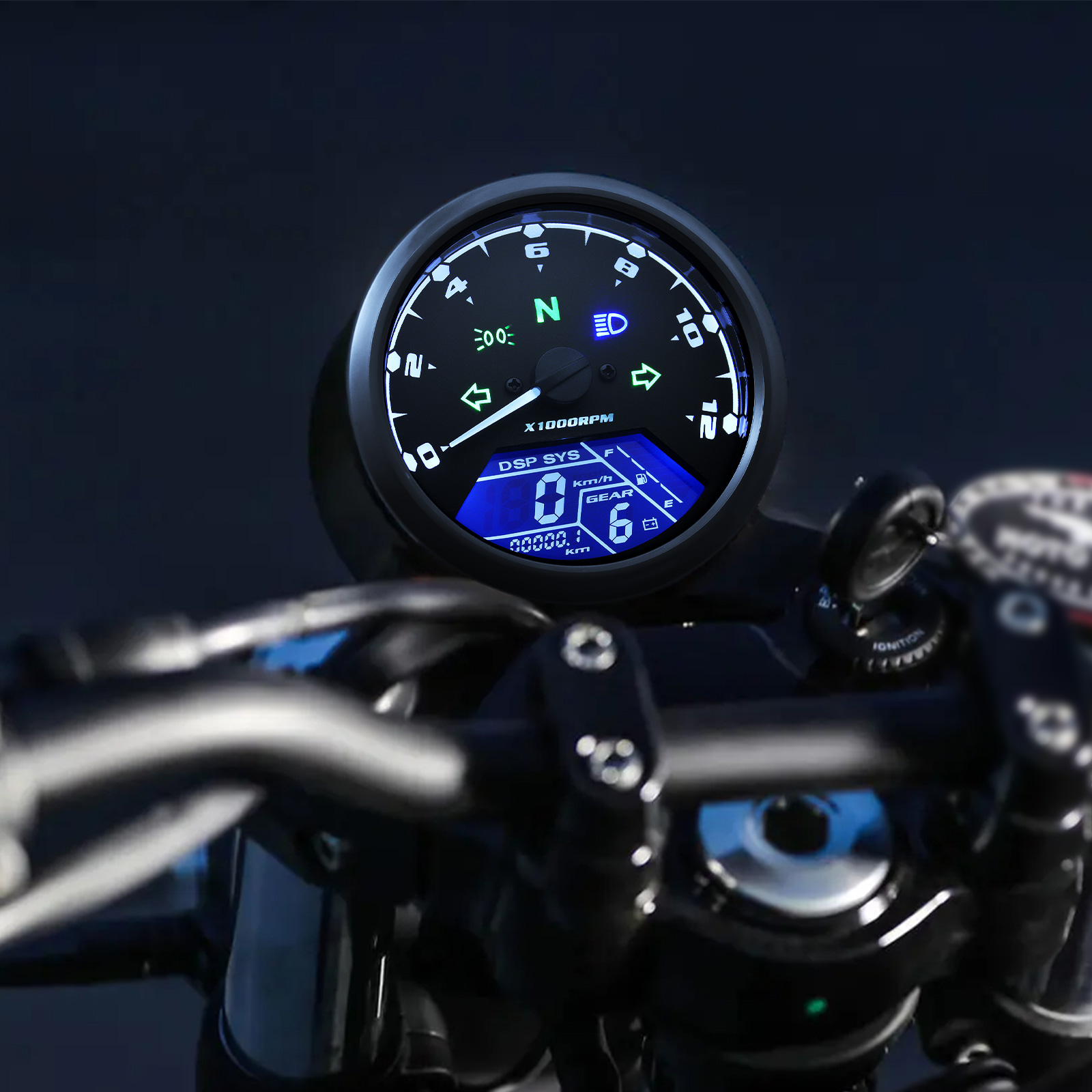 Spidometer Digital Universal u - Motorcycle Gear Selector ulasan dan harga