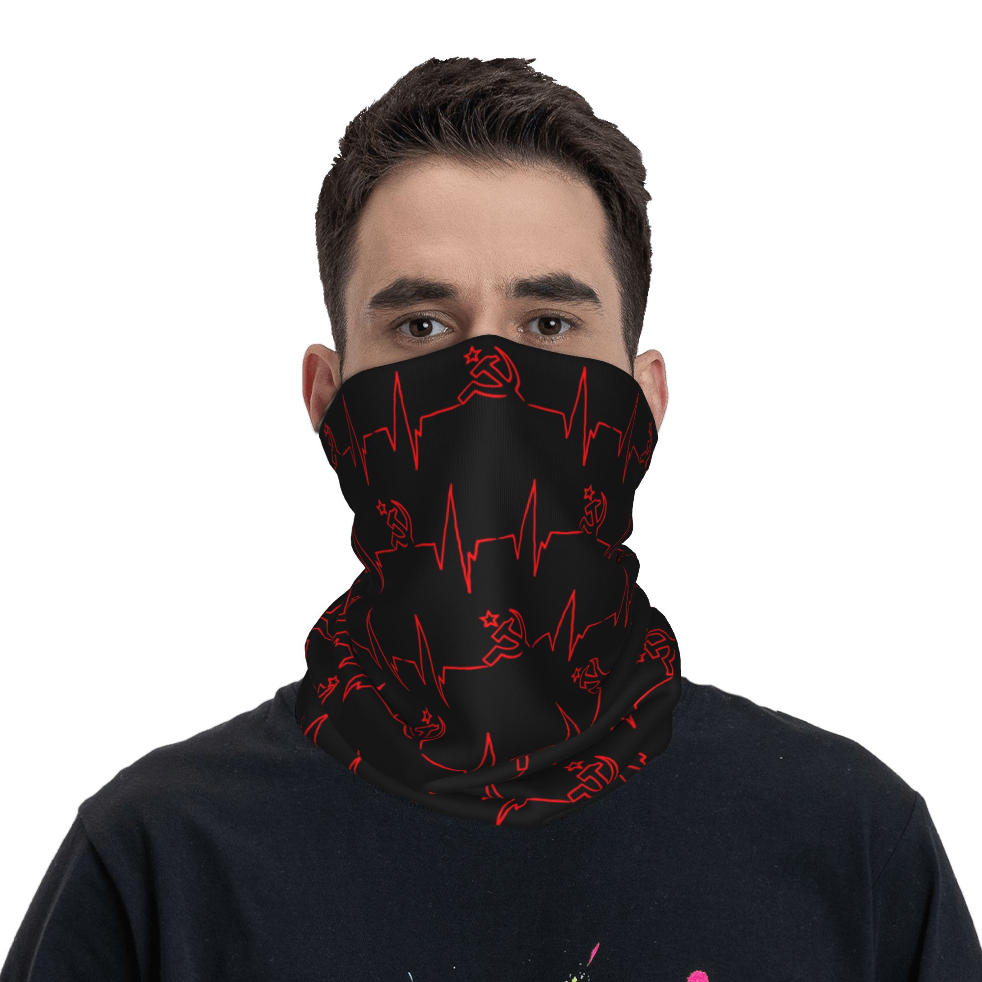 Bandana Leher Anti Angin Motif - Neck Warmer Balaclava ulasan dan harga