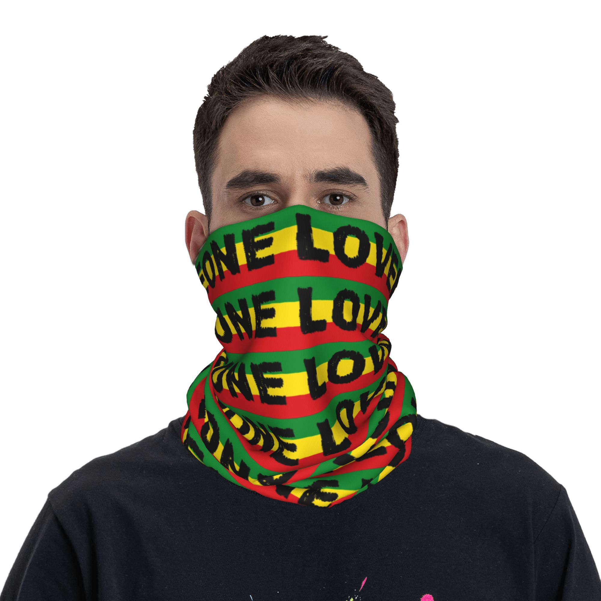 Bandana Leher Motif Bendera Ja - Neck Warmer Balaclava ulasan dan harga