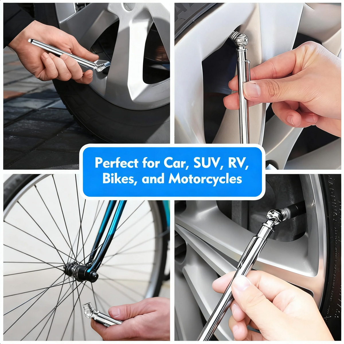Alat Pengukur Tekanan Ban Penc - Tyre Pressure Gauge ulasan dan harga