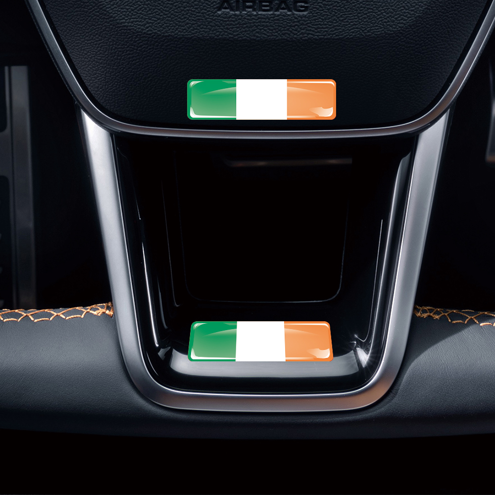 Bendera Irlandia 3D Resin Epok - Motorcycle Gear Ireland ulasan dan harga