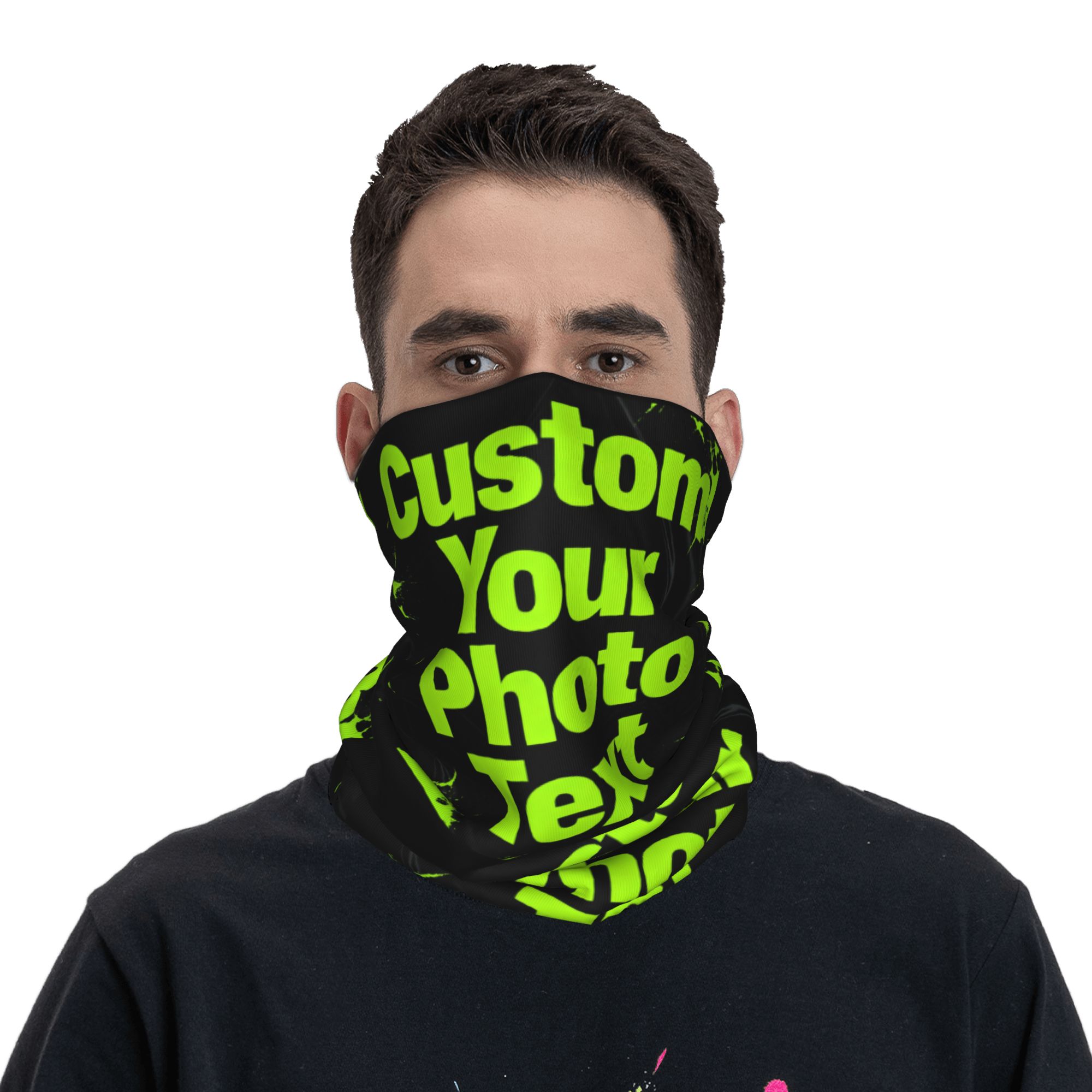 Bandana Leher Custom dengan Fo - Neck Warmer Balaclava ulasan dan harga