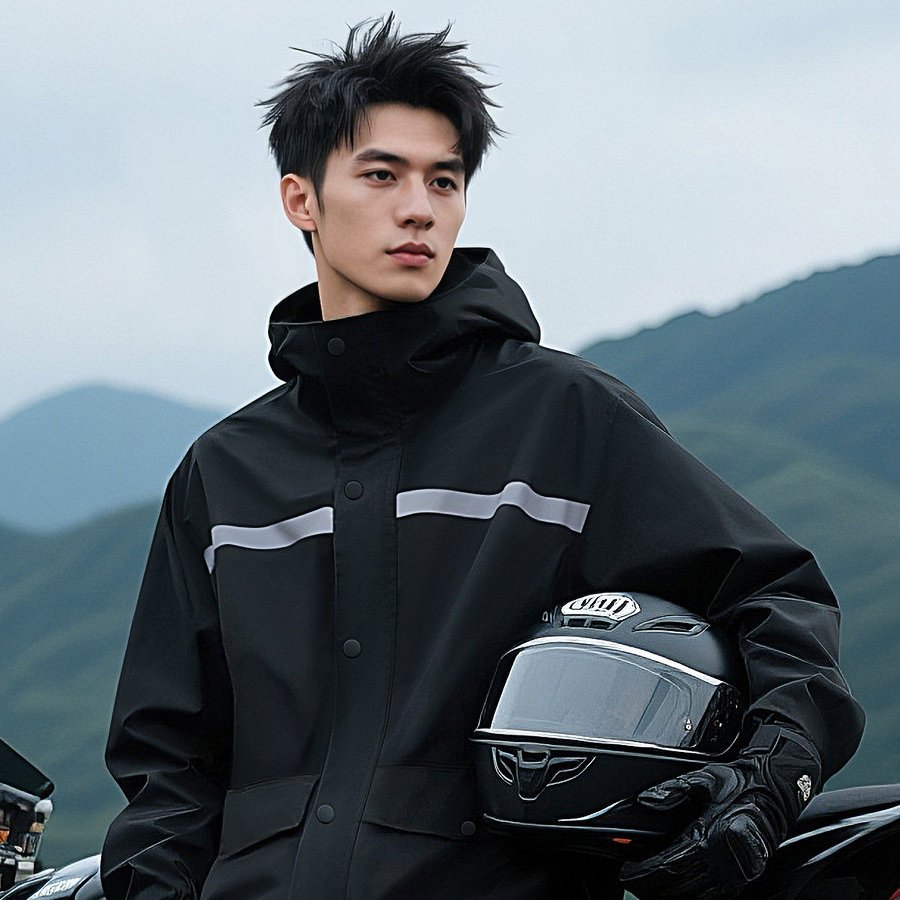 Jas Hujan Terpisah Anti Air de - Motorcycle Gear Jacket ulasan dan harga