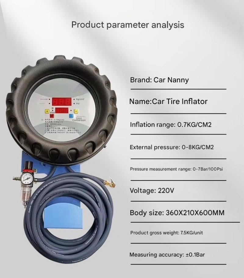 Mesin Pengisi Angin Ban Logam  - Tyre Pressure Gauge ulasan dan harga